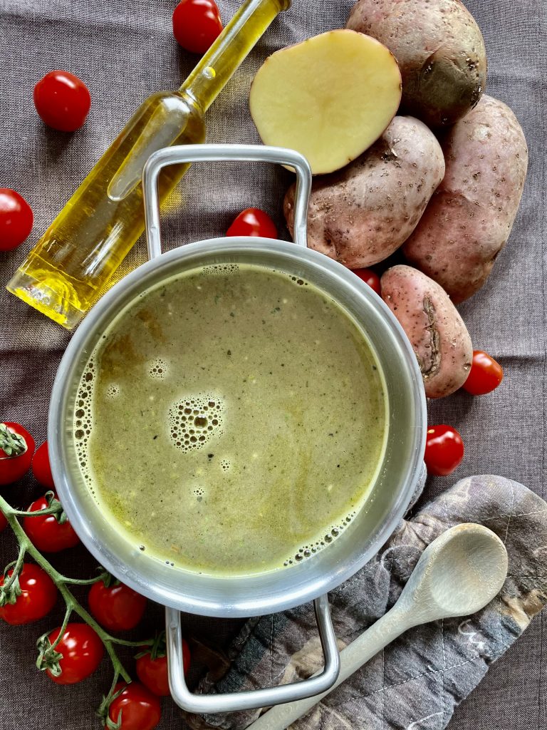 Zutaten für die Kartoffelsuppe