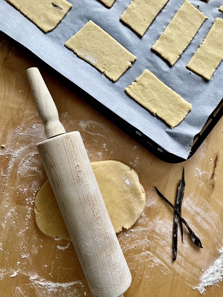 Chiacchiere Teig ausrollen