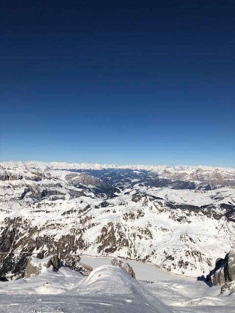 Ausblick von der Marmolada